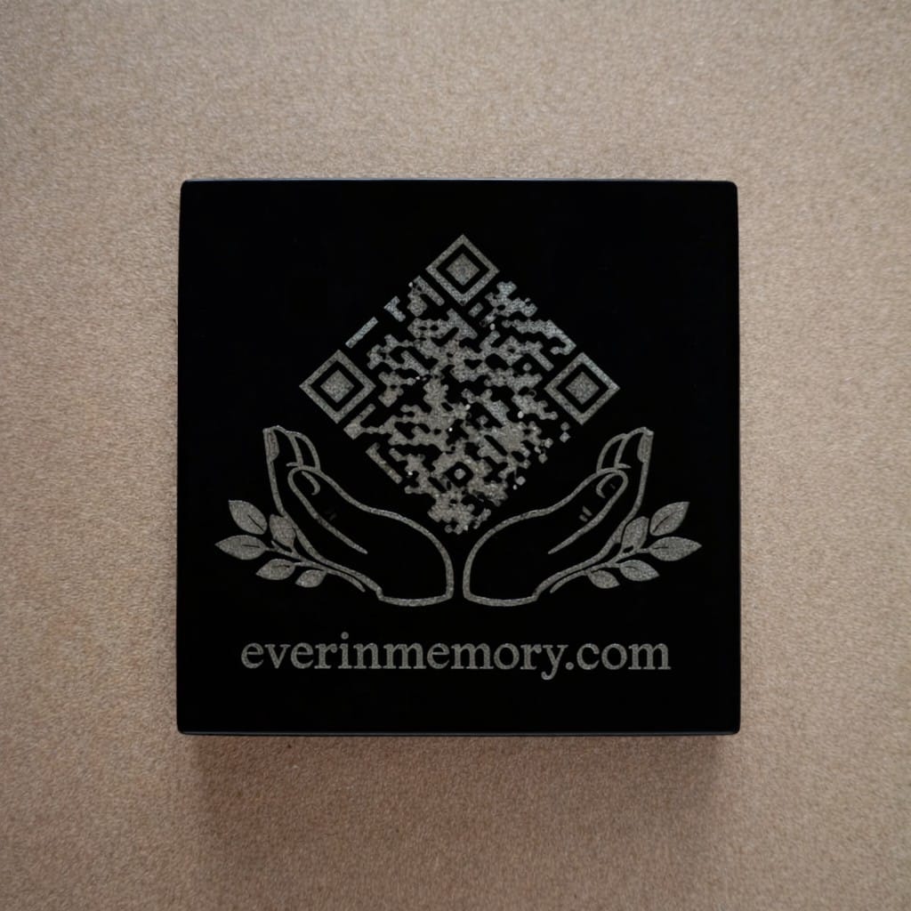 Engraved QR Plaque